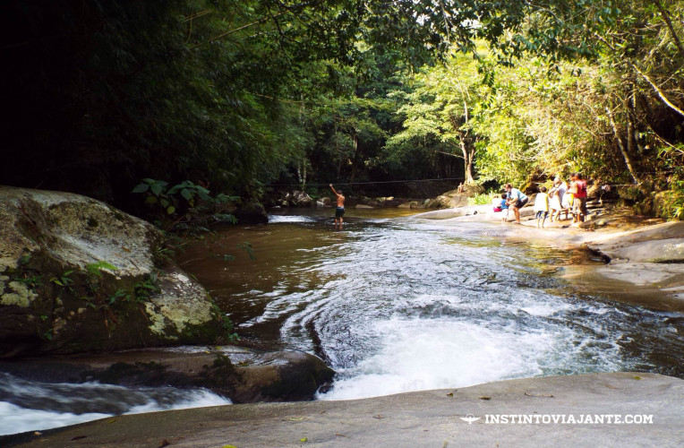 Cachoeira do Escorrega em Sana0RJ