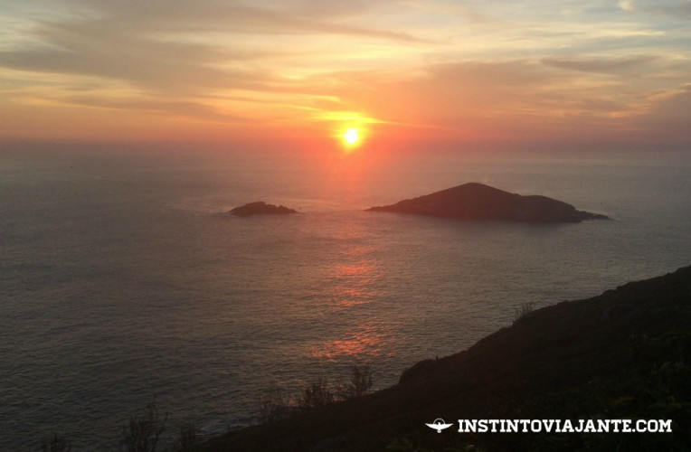 Por do sol no Pontal do Atalaia, Arraial do Cabo, RJ.