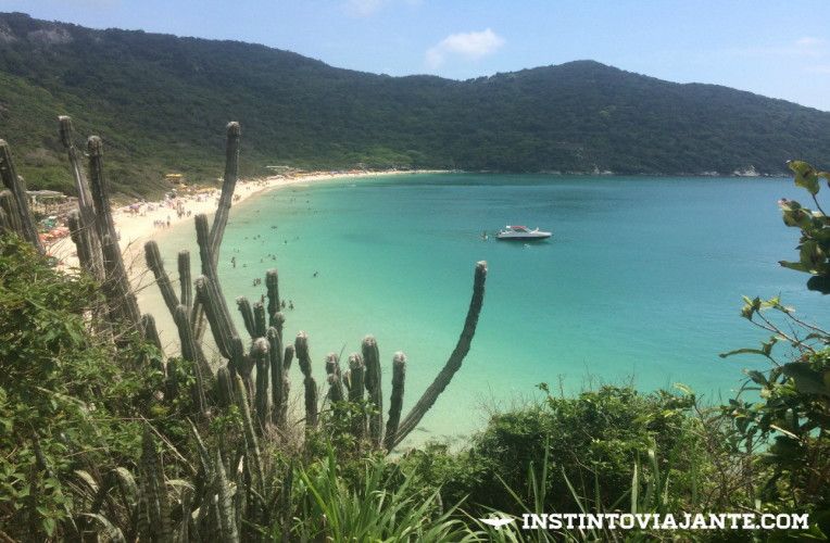 Mirante na trilha da praia do Forno - a trilha mais famosa de Arraial do Cabo