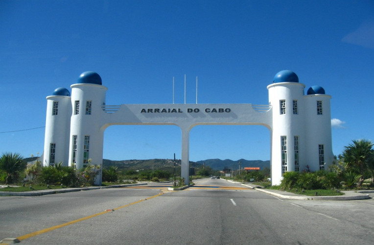 Portal da cidade de Arraial do Cabo
