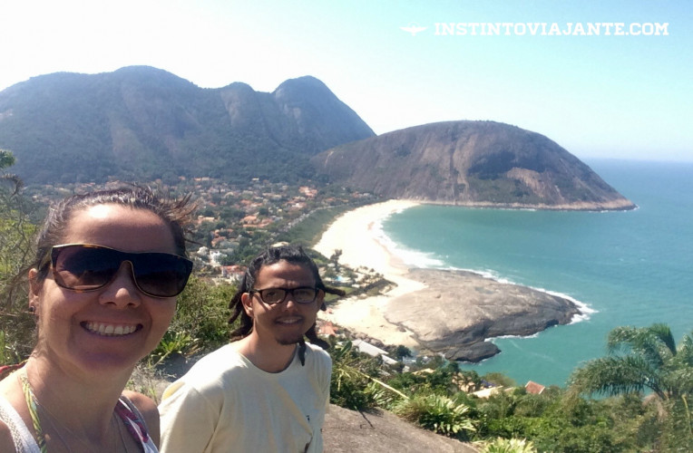 Mirante 1: praia de Itacoatiara e Costão.