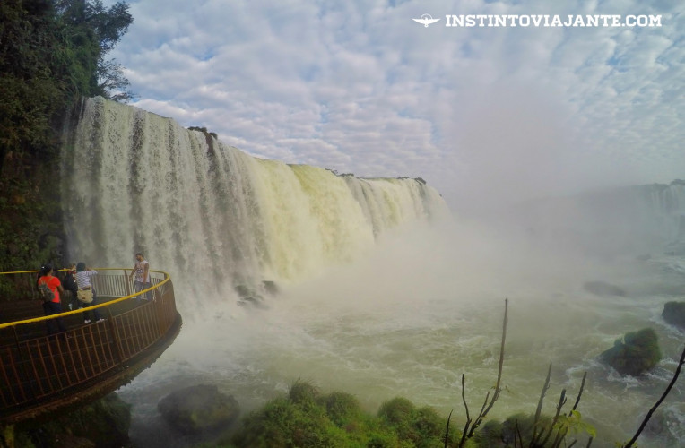 Garganta do Diabo, Cataratas do Iguaçu, Foz do Iguaçu, Brasil - O lado brasileiro das Cataratas.
