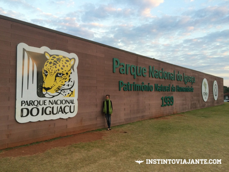 Entrada do Parque Nacional do Iguaçu – Cataratas brasileiras.