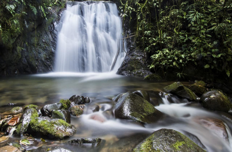 Cachoeira no Parque Estadual Intervales, em São Paulo