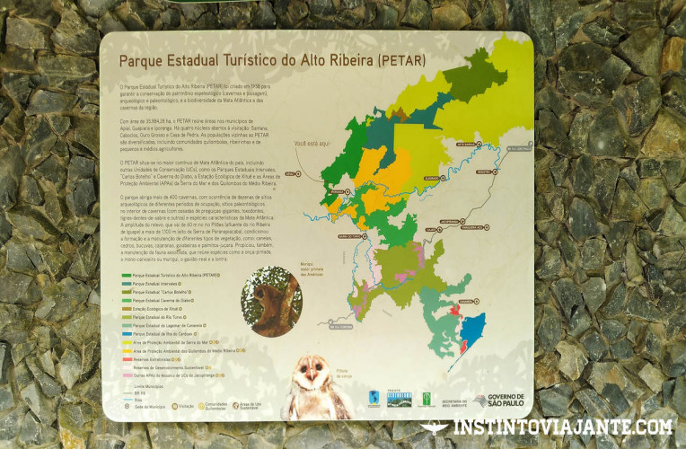 mapa núcleos petar sp instinto viajante