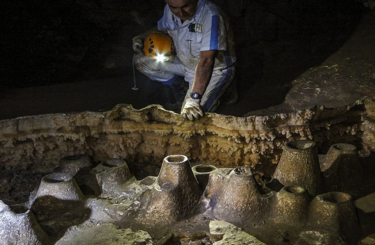 Salão dos Vulcões, um dos destaques da Caverna Santana, no Núcleo Santana, do PETAR