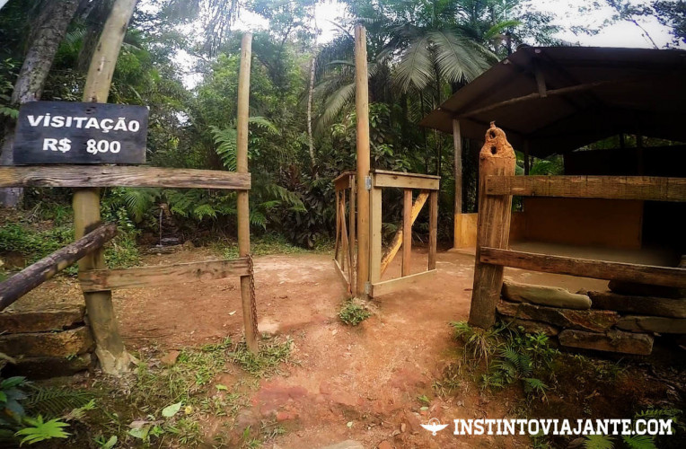 Entrada da Cachoeira Sem Fim em Iporanga-SP