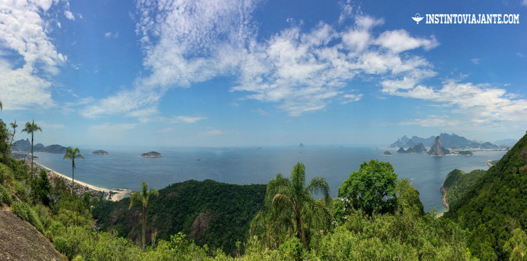 Vista panorâmica do Mirante da Tapera na Travessia Tubinambá