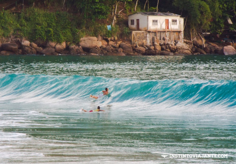 Surfe em Provetá, em Ilha Grande/RJ