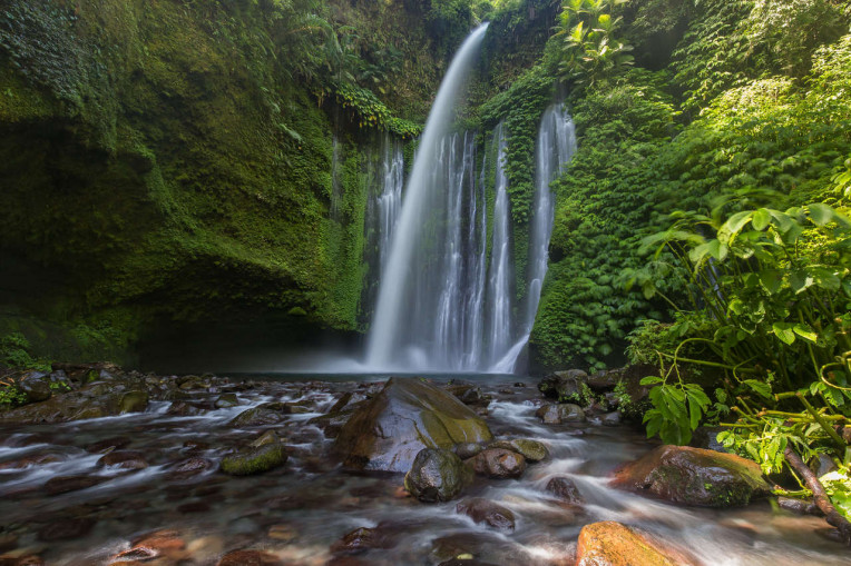 Viajar para Indonésia - Cachoeiras Lombok - Cachoeira de Tiu Kelep