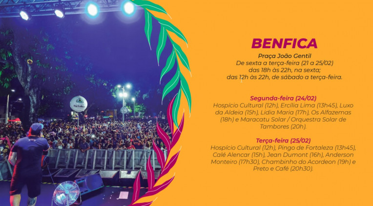Carnaval Fortaleza 2020 Agenda Shows Programação Polos