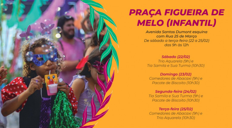 Carnaval Fortaleza 2020 CE Programação Shows Agenda Polos