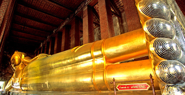 Wat Pho - Templo do Buda Reclinado - Bangkok - Tailândia