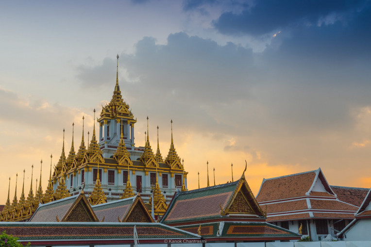 Wat Ratchanatdaram Woravihara (Loha Prasat) - Templos em Bangkok