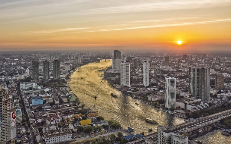O que fazer em Bangkok - Tailandia - Sky Bar (Lebua State Tower)