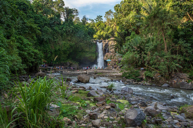 O que fazer em Bali - Indonesia - Cachoeira Tegenungan Waterfall - Ubud