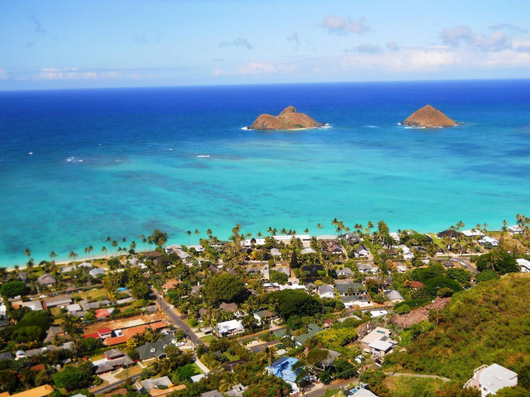 Ilha de Oahu - Havaí - Lanikai Pillbox Trilha