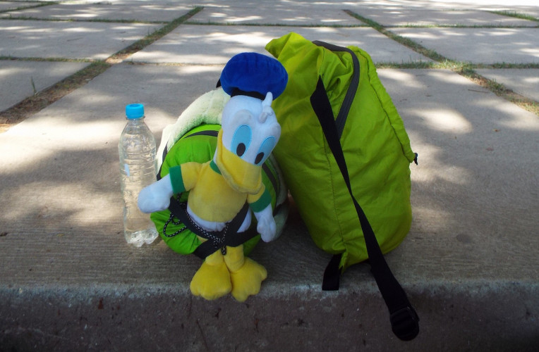 Mochila de ataque que levei para minha volta completa em Ilha Grande/RJ