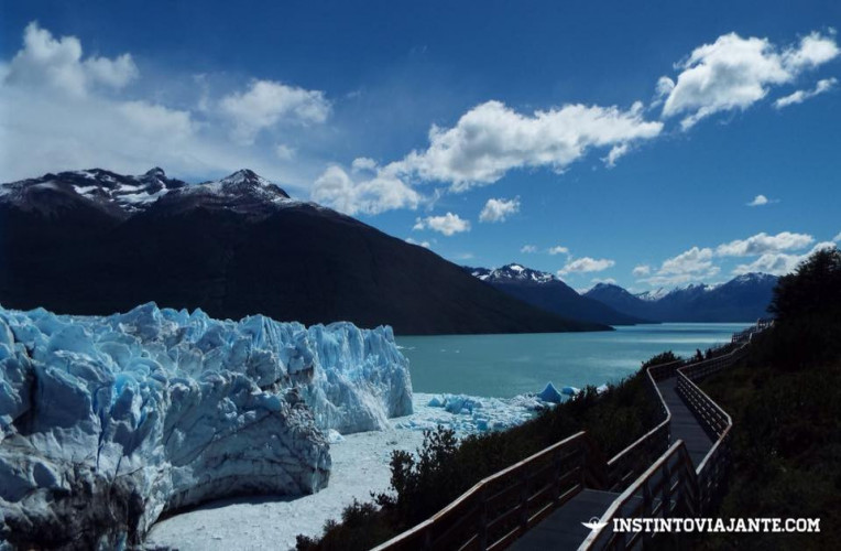 Glaciar Perito Moreno no fim de tarde