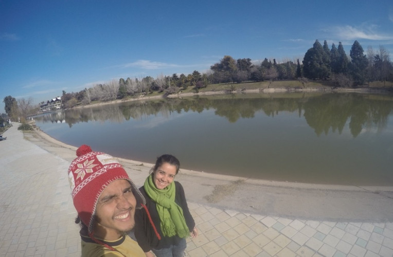 Lago do Parque General San Martin, em Mendoza, Argentina - Instinto Viajante